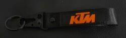 KTM Duke motoros kulcstartó karabineres hímzett pánttal PRÉMIUM (MO)