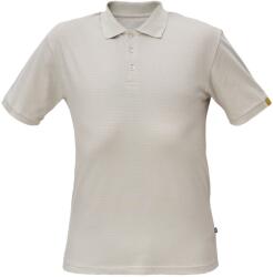 Cerva Antisztatikus rövid ujjú galléros póló NOYO POLO ESD - Szürke | 3XL (0305005000006)