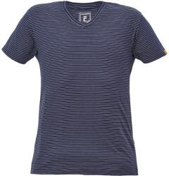 Cerva Antisztatikus rövid ujjú galléros póló V nyakkal NOYO ESD - Sötétkék | 3XL (0304013541006)