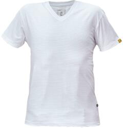 Cerva Tricou antistatic cu mânecă scurtă V NOYO ESD - Albă | 2XL (0304013580005)