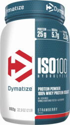 Dymatize ISO 100 Hydrolyzed Whey Protein Isolate, 932 g - Strawberry