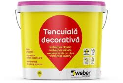 Weber Saint Gobain Romania Tencuiala decorativa siliconica - Weber. Pas Silicon Plus 25 kg Grupa A