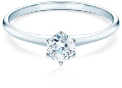 SAVICKI Inel de logodnă The Journey: aur alb, diamant - savicki - 8 255,00 RON