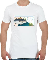 printfashion Horgász klub - Férfi póló - Fehér (6281068)