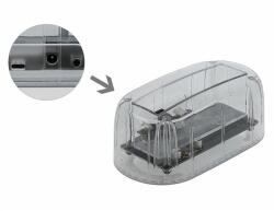 Delock USB Type-C Dokkoló Állomás 1 x SATA HDD / SSD számára, átlátszó (64089)