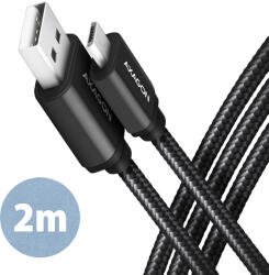 AXAGON USB-A to microUSB 2m BUMM-AM20A
