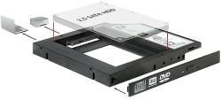 Delock Slim SATA 5.25 illeszto-keret, 1 x 2.5 SATA HDD/SSD-hez (61993)