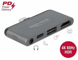 Delock Mini-dokkoló állomás iPad Pro készülékekhez 4K 60 Hz-en (87751)