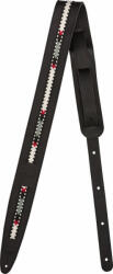 Fender Paramount Acoustic Leather Strap, Black gitárpánt- KIFUTÓ AKCIÓ