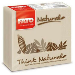 FATO Szalvéta 24x24cm Drink Natural 2 rétegű 100 lap/csomag (82228600)