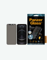Panzer Apple iPhone 12/12 Pro Edge-to-Edge Privacy Camslider Anti-Bacterial (P2714) - vexio