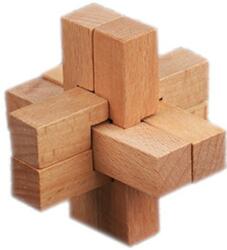 Johntoy Puzzle 3D din lemn Johntoy - Enigma, tip 8 (28173-8)