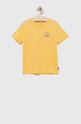 Vans tricou de bumbac pentru copii culoarea galben PPYY-TSG0F6_18X