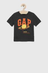 GAP tricou de bumbac pentru copii culoarea negru, cu imprimeu PPYY-TSB0AM_90Y