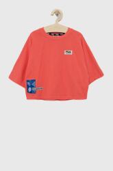 Fila tricou de bumbac pentru copii culoarea portocaliu PPYY-TSG0GC_32X