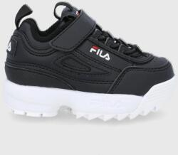 Fila pantofi copii culoarea negru PPYY-OBK0AO_99X