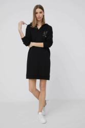 Giorgio Armani pamut ruha fekete, mini, oversize - fekete XS