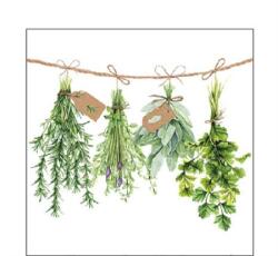 Ambiente Szalvéta 25x25cm 20db/csomag Fresh Herbs, Friss gyógynövények (AMB.12516285)