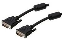 Nedis DVI-DVI (24+1) - dual link kábel 2m (Nedis) [CCGP32001BK20]