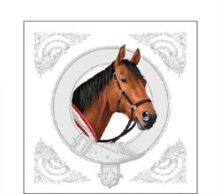 Ambiente Szalvéta 25x25cm 20db/csomag Classic Horse, Klasszikus ló (AMB.12514995)
