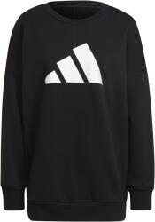 Adidas Női szabadidős cipzár nélküli pulcsi adidas FI 3B CREW W fekete H57330 - M