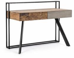 Bizzotto Homemotion MANCHESTER barna mangófa íróasztal 120cm