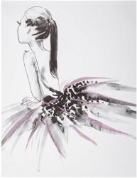 Atmosphera Createur D'interieur Sticker ILLU Danseuse Pink, 30x40 cm