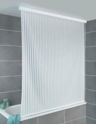 WENKO Perdă de duș, albă cu dungi, 132 x 240 cm, VENKO (23864100)