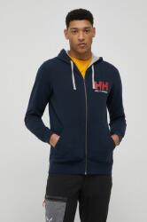 Helly Hansen pamut melegítőfelső sötétkék, férfi, nyomott mintás, kapucnis, 53289 - sötétkék S
