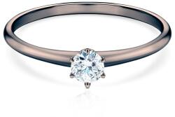 SAVICKI Inel de logodnă The Journey: aur negru, diamant - savicki - 6 728,00 RON