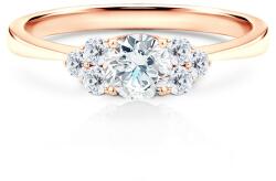 SAVICKI Inel de logodnă Fairytale: aur roz, diamant - savicki - 11 091,00 RON