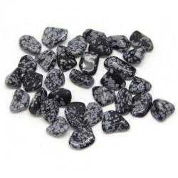 Obsidian Fulg de Zapada Rulat Natural- 12-22x12-16 mm ( S ) - 1 Buc