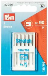 Prym Set ace de cusut masina casnica, pentru materiale elastice, stretch, 5 buc, finete 90, Prym (154360) - tiparedecroitorie