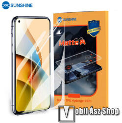 SUNSHINE Hydrogel TPU képernyővédő fólia - Anti-Glare, MATT! - 1db, a teljes képernyőt védi - APPLE iPhone 13 / iPhone 13 Pro