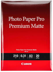 Canon Hartie Foto Canon PM-101 Pro Premium Matte A 3, 20 Sheet, 210 g (8657B006)
