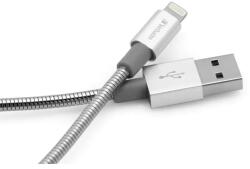 Verbatim Cablu Date Lightning Cable Sync & Charge 100cm + 30 cm silver (48873)