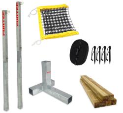 Funtec Strandröplabda pálya szett horganyzott állvánnyal, Funtec CB Base