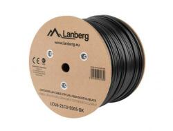 Lanberg Cablu retea Lanberg LCU6-21CU-0305-BK, Cat. 6A, U/UTP, 305m, Black (LCU6-21CU-0305-BK)