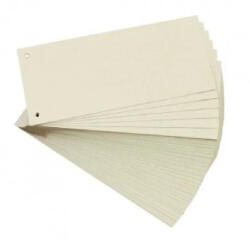 Office Separatoare carton 100x240mm galbene set 100 (14215)