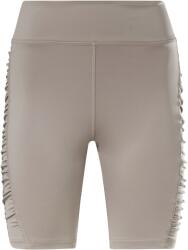 Reebok Női kompressziós rövidnadrág Reebok S RUCHED HR LEGGING SHORTS W barna H56373 - S