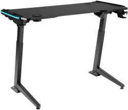 tectake 404317 hemingway állítható magasságú íróasztal - fekete