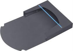 BOXER Gumis mappa A/4 ICO 50 mm fekete karton