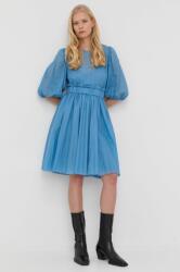 REDValentino pamut ruha mini, harang alakú - kék 40 - answear - 167 990 Ft