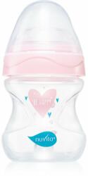 Nuvita Cool Bottle 0m+ biberon pentru sugari Transparent pink 150 ml