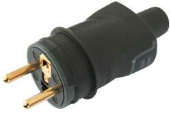 Legrand 50445 - Gumi dugvilla 2P+T 16A/250V IP44 fekete 50445 (SM50445)