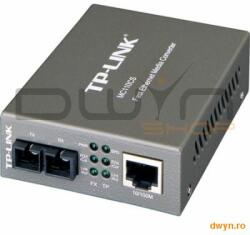 TP-LINK Convertor RJ45 10/100M la fibra SC single-mode 100M, Full-duplex, pana la 20Km, montabil in sasiu, T (MC110CS)