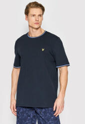 Lyle & Scott Tricou Tipped Cuff TS1600V Bleumarin Relaxed Fit