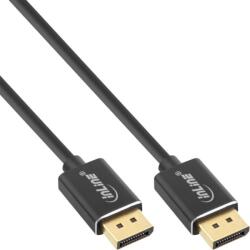 InLine Cablu slim Displayport 8K60Hz/4K120Hz HDR T-T 0.5m, InLine 17255S (IL17255S)