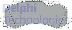 DELPHI set placute frana, frana disc DELPHI LP3307 (LP3307)