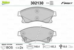 VALEO set placute frana, frana disc VALEO ESSENTIAL 302130 (302130)